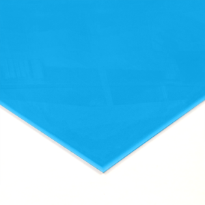 Blue Acrylic coloured Splashback Sample